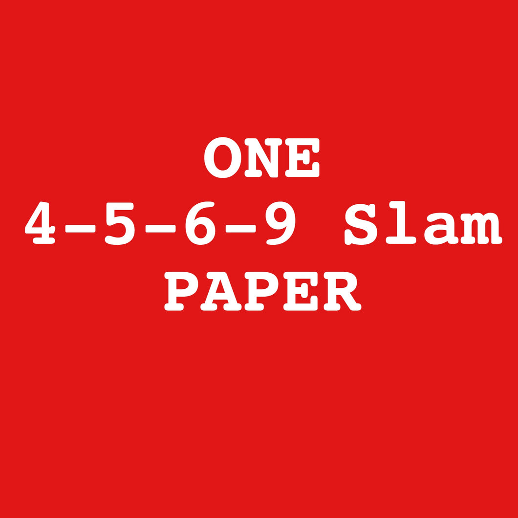 4-5-6-9 Paper Special